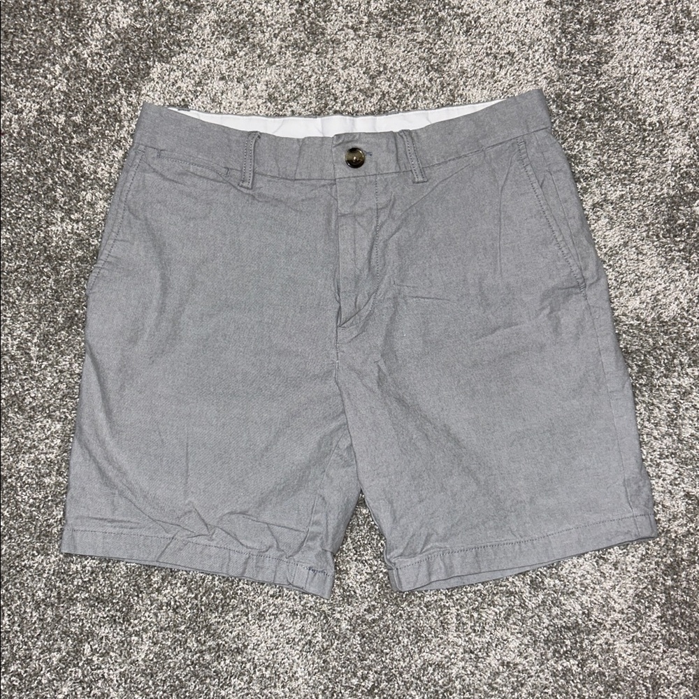 Old Navy Light Gray Men's Flat Front Shorts